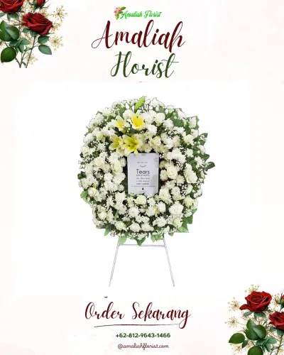 Krans Bunga Duka Cita di Kedopok