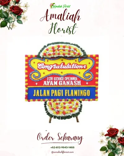 Bunga Papan Congratulation di Kedopok